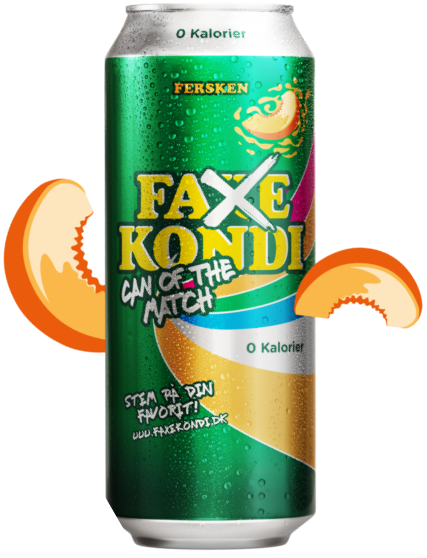 Faxe Kondi Can of the Match Fersken